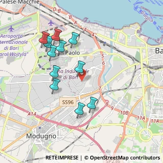 Mappa Bari, 70132 Zona Industriale BA, Italia (1.98545)