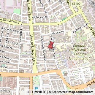 Mappa 193/A Via Re David Giuseppe, Bari, BA 70125, 70125 Bari BA, Italia, 70125 Bari, Bari (Puglia)