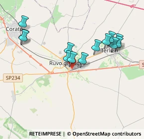 Mappa Via Giuseppe di Vittorio, 70037 Ruvo di Puglia BA, Italia (4.01692)