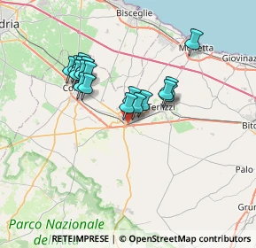 Mappa Via Giuseppe di Vittorio, 70037 Ruvo di Puglia BA, Italia (6.35053)