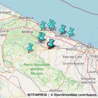 Mappa Via Giuseppe di Vittorio, 70037 Ruvo di Puglia BA, Italia (10.06)