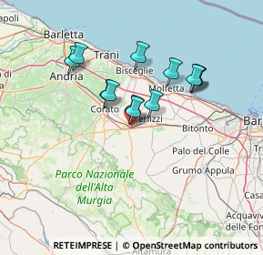Mappa Via Giuseppe di Vittorio, 70037 Ruvo di Puglia BA, Italia (12.0475)