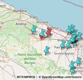 Mappa Via Giuseppe di Vittorio, 70037 Ruvo di Puglia BA, Italia (21.376)