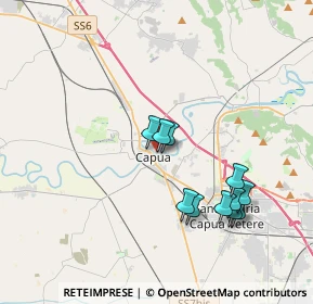 Mappa Via C. Landolfo, 81043 Capua CE, Italia (3.72818)