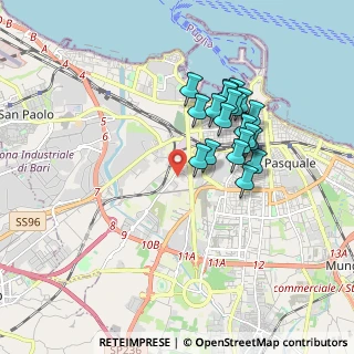 Mappa 70100 Bari BA, Italia (1.6715)