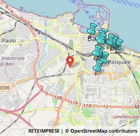 Mappa 70100 Bari BA, Italia (2.13667)