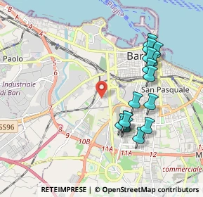 Mappa 70100 Bari BA, Italia (2.054)