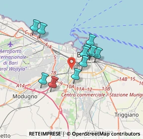 Mappa 70100 Bari BA, Italia (3.02091)