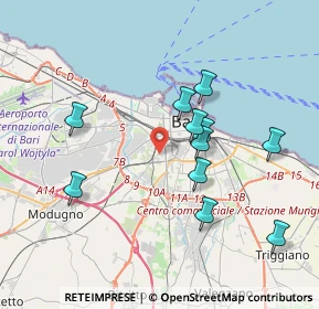 Mappa 70100 Bari BA, Italia (3.80273)