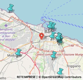 Mappa 70100 Bari BA, Italia (4.32727)