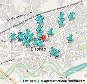 Mappa Via Nino Bixio, 70032 Bitonto BA, Italia (0.446)