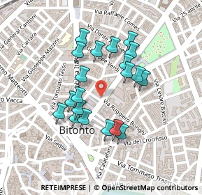 Mappa Via Nino Bixio, 70032 Bitonto BA, Italia (0.2055)
