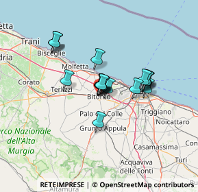 Mappa Piazza Fratelli Bandiera, 70032 Bitonto BA, Italia (9.83)