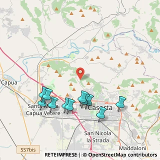 Mappa Via P. Saja, 81100 Caserta CE, Italia (4.59091)
