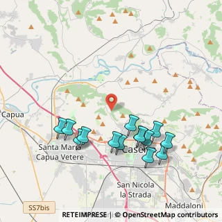 Mappa Via P. Saja, 81100 Caserta CE, Italia (4.38071)