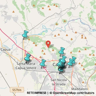 Mappa Via P. Saja, 81100 Caserta CE, Italia (4.81529)