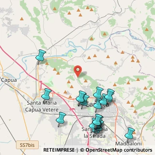 Mappa Via P. Saja, 81100 Caserta CE, Italia (5.65368)