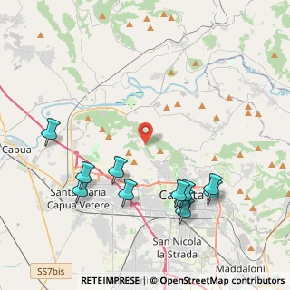 Mappa Via P. Saja, 81100 Caserta CE, Italia (5.02545)