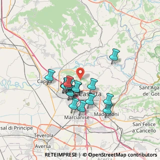 Mappa Via P. Saja, 81100 Caserta CE, Italia (6.29625)