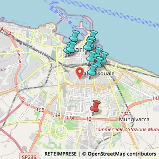 Mappa Via Daniele Petrera, 70124 Bari BA, Italia (1.46917)