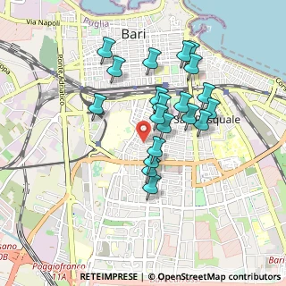 Mappa Via Daniele Petrera, 70124 Bari BA, Italia (0.8365)