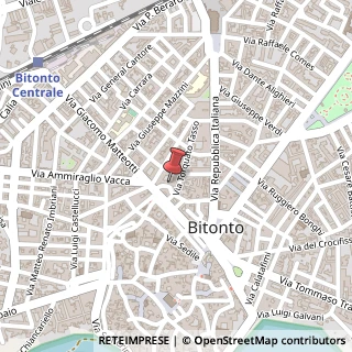 Mappa Via Vitale Giordano, 61, 70032 Bitonto, Bari (Puglia)