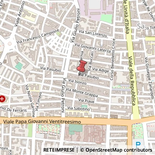 Mappa Via Pasubio, 142, 70125 Bari, Bari (Puglia)