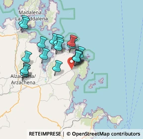 Mappa Via monti di mola, 07021 Arzachena SS, Italia (6.596)