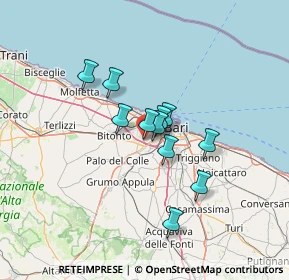 Mappa Via delle Mammole, 70026 Modugno BA, Italia (9.94273)