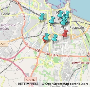 Mappa Via Marco Partipilo, 70124 Bari BA, Italia (1.87818)
