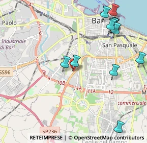 Mappa Via Marco Partipilo, 70124 Bari BA, Italia (2.83846)