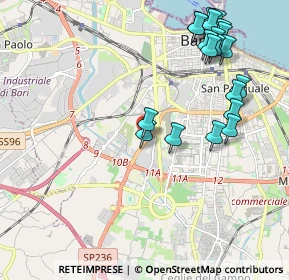 Mappa Via Marco Partipilo, 70124 Bari BA, Italia (2.533)