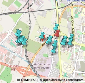 Mappa Via Marco Partipilo, 70124 Bari BA, Italia (0.471)