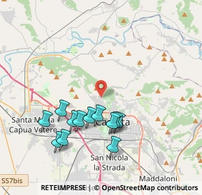 Mappa Via dei Giardini Reali, 81100 Caserta CE, Italia (4.06167)