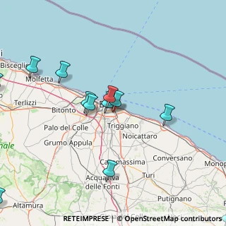 Mappa Via Junipero Serra, 70125 Bari BA, Italia (21.28)