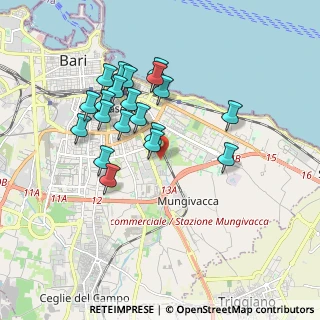 Mappa Stradella Privata Bonomo, 70126 Bari BA, Italia (1.775)