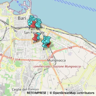 Mappa Stradella Privata Bonomo, 70126 Bari BA, Italia (1.61467)