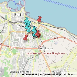 Mappa Stradella Privata Bonomo, 70126 Bari BA, Italia (1.15643)