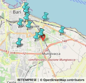Mappa Stradella Privata Bonomo, 70126 Bari BA, Italia (2.01167)