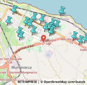 Mappa Via Caldarola, 70124 Bari BA, Italia (1.0845)