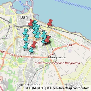 Mappa Via Giovanni Amendola Angolo, 70100 Bari BA, Italia (1.3005)