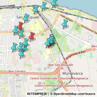 Mappa Via Giovanni Amendola Angolo, 70100 Bari BA, Italia (1.091)
