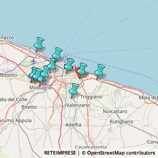 Mappa Via Giovanni Amendola Angolo, 70100 Bari BA, Italia (7.335)