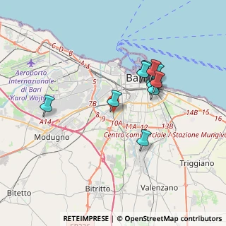 Mappa Bari centro, 70124 Bari BA, Italia (3.44273)