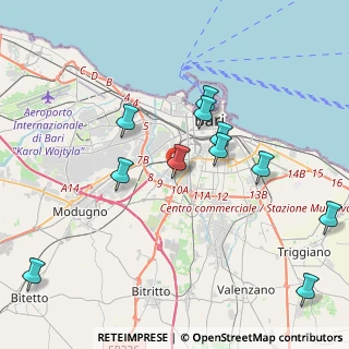 Mappa Bari centro, 70124 Bari BA, Italia (4.52909)