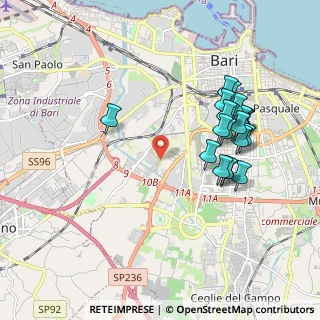 Mappa Bari centro, 70124 Bari BA, Italia (2.0585)