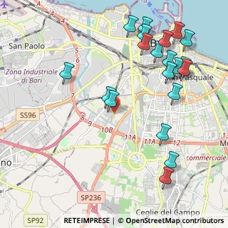 Mappa Bari centro, 70124 Bari BA, Italia (2.6705)
