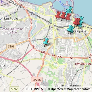 Mappa Bari centro, 70124 Bari BA, Italia (2.98417)