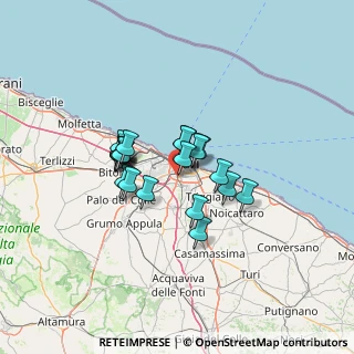 Mappa Bari centro, 70124 Bari BA, Italia (10.0125)