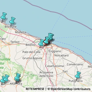 Mappa Bari centro, 70124 Bari BA, Italia (22.35133)